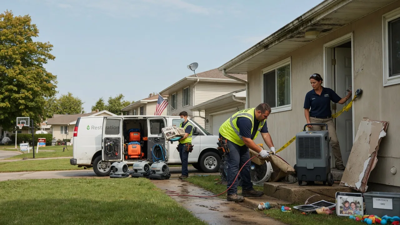Water Damage Restoration in Belleville, MI near me